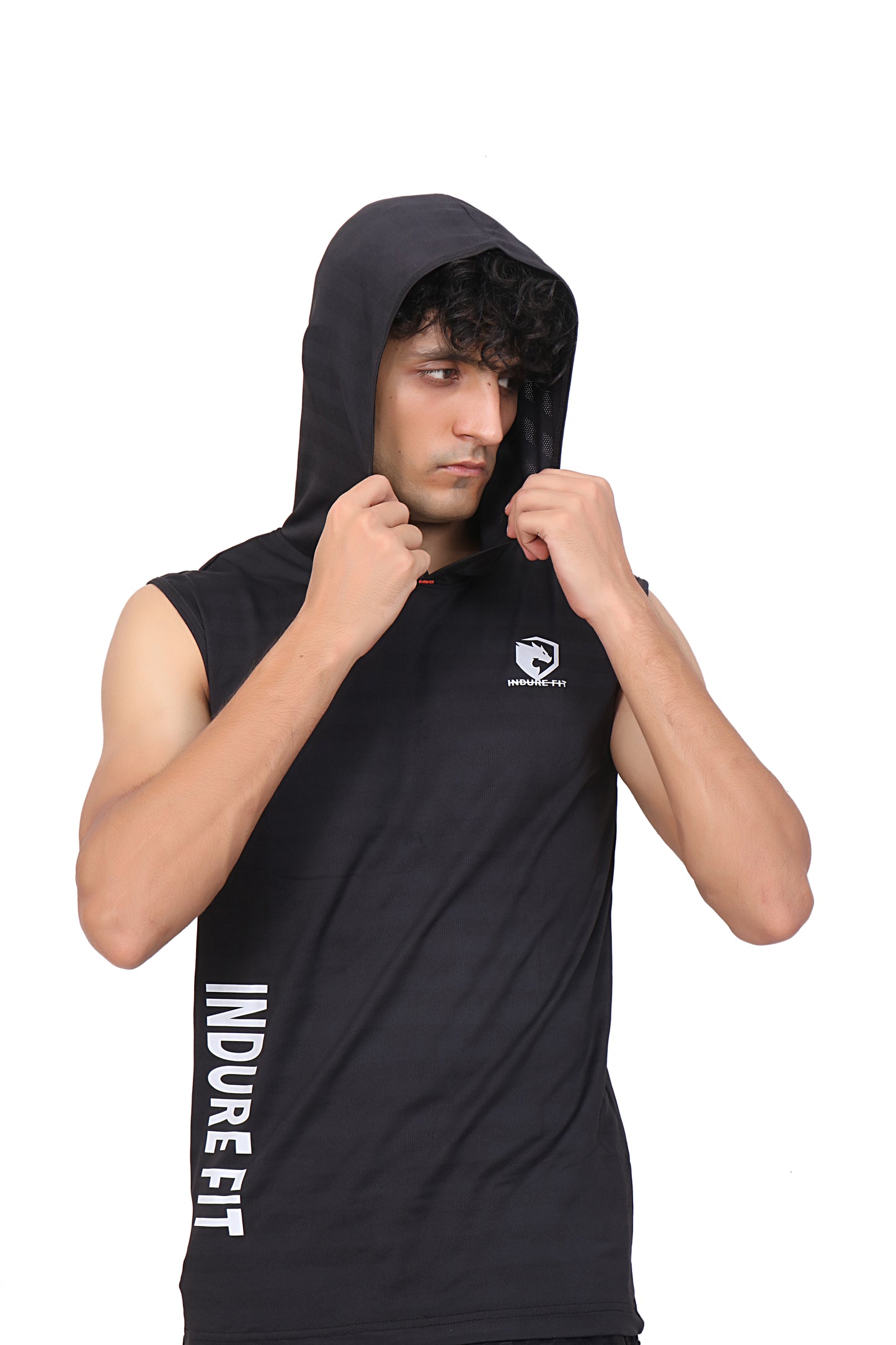 IF- Flex Hoodie Tank Top- Black
