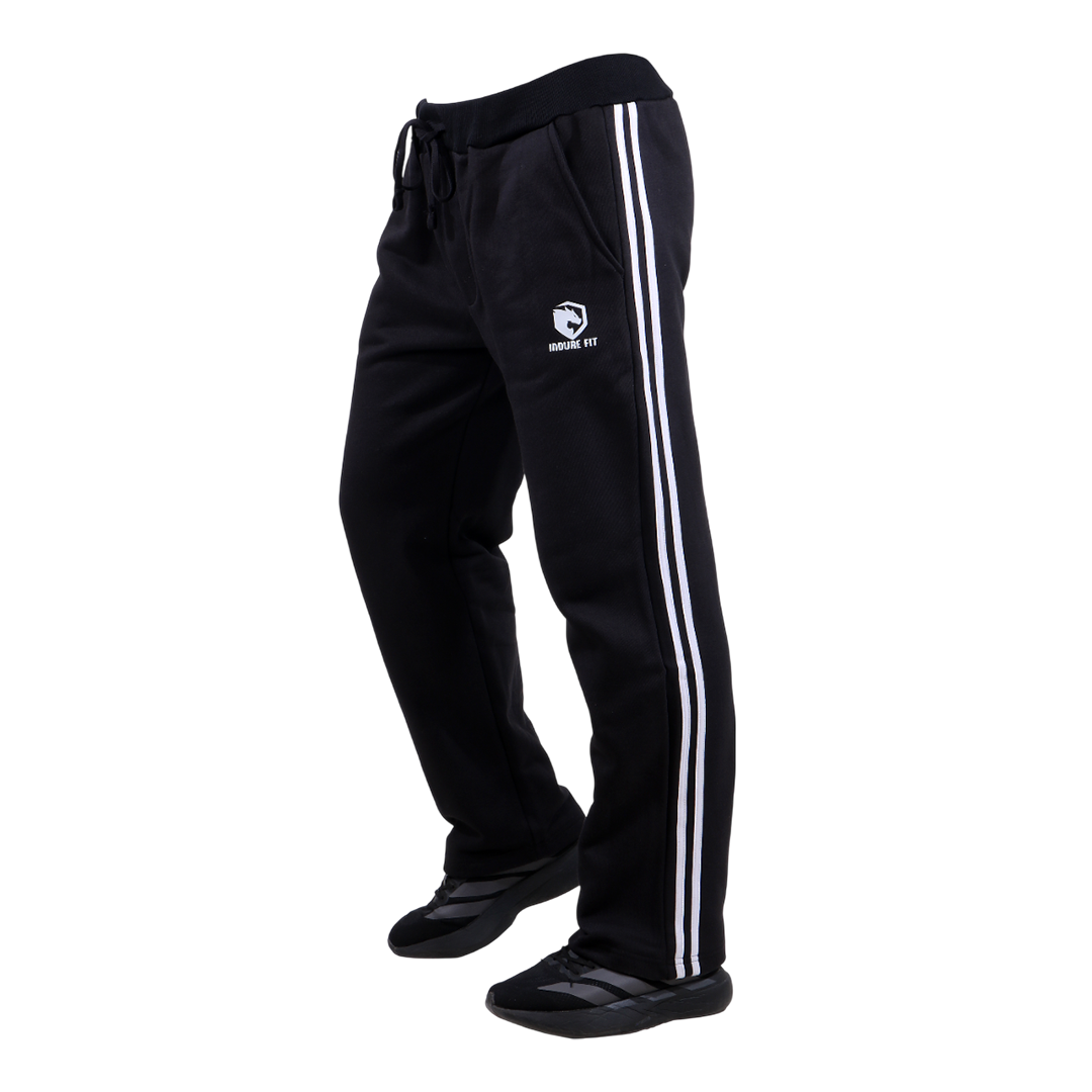 IndureFit Premium Fleece Track Pants Black Edition