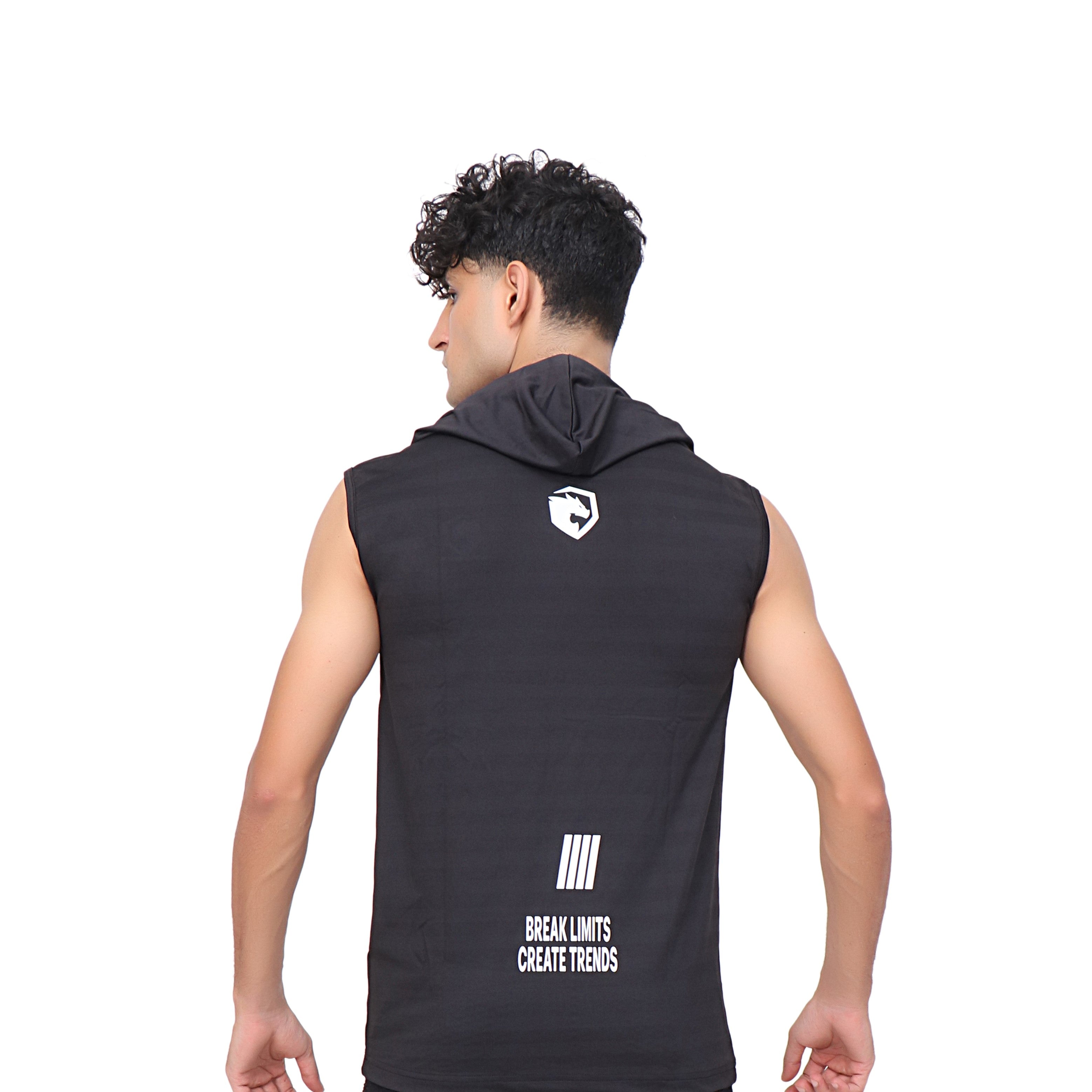 IF- Flex Hoodie Tank Top- Black
