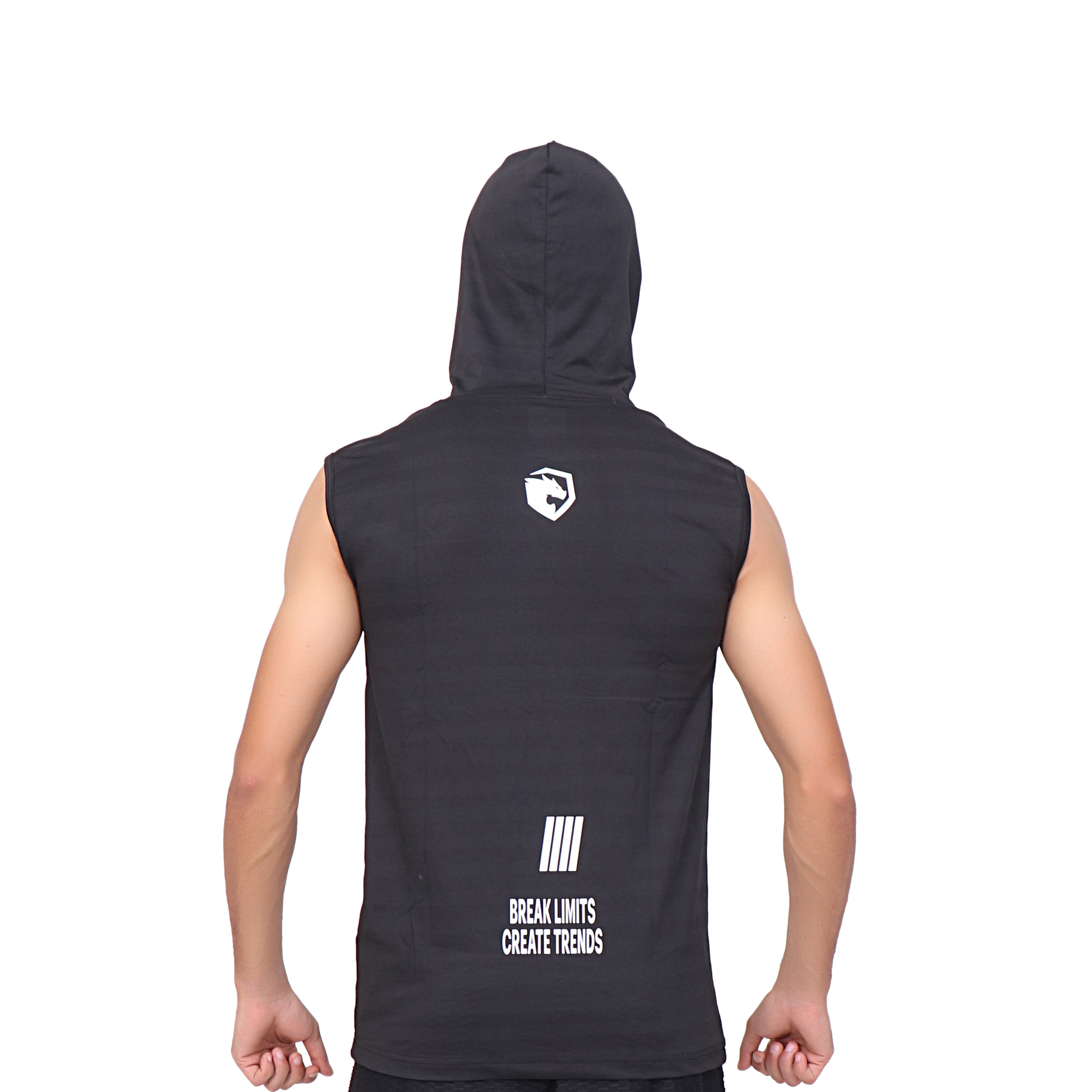 IF- Flex Hoodie Tank Top- Black