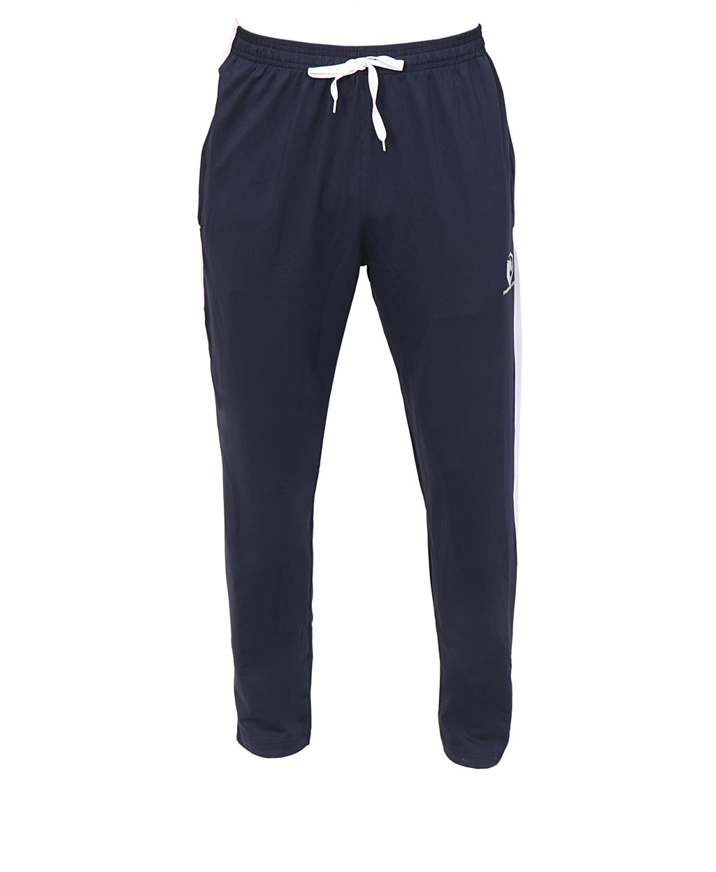 IF - FlowFit Royal blue with white panel Stretchable polyester woven Training Bottoms