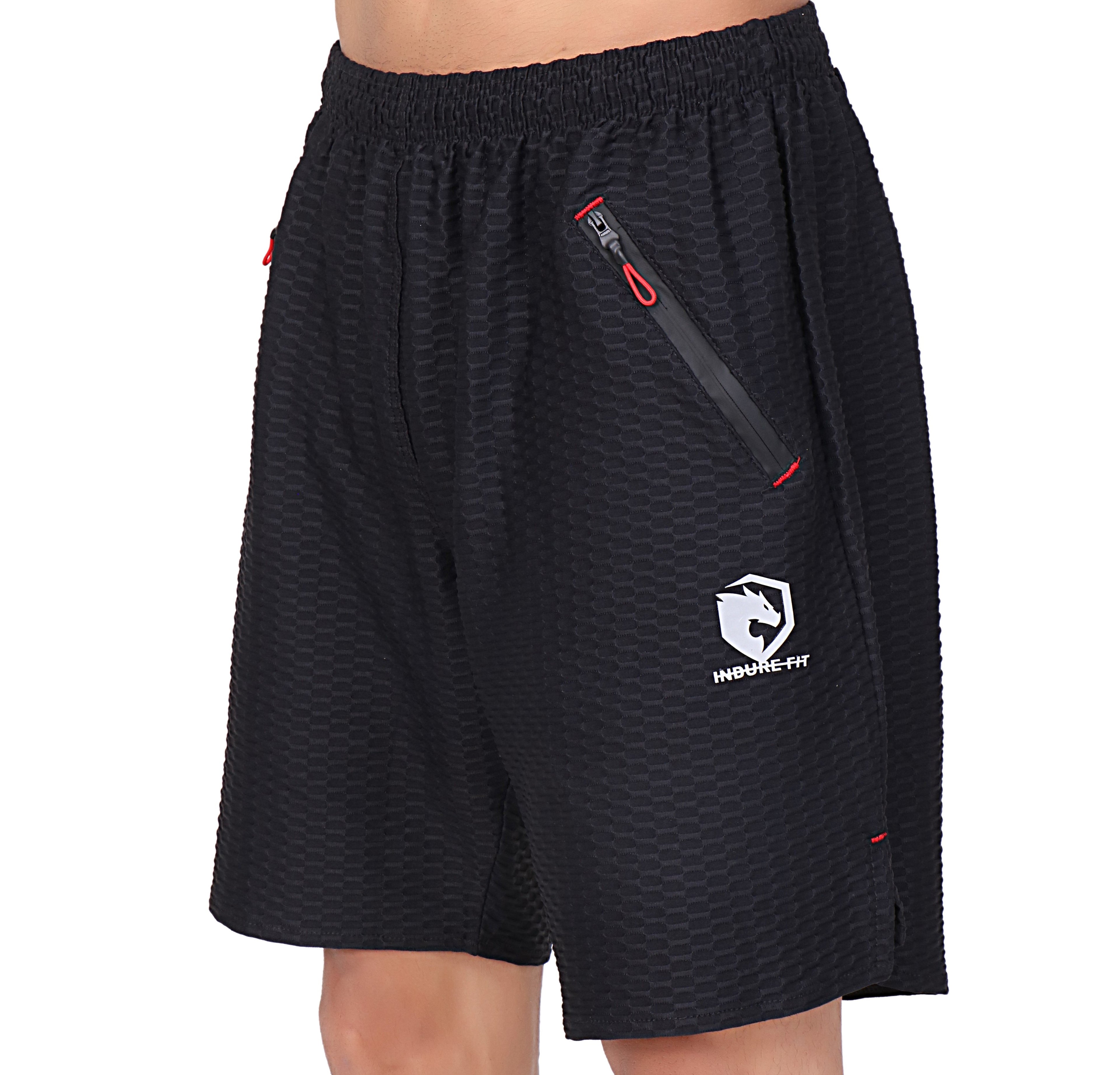 Street Side Slit Compression Shorts - Black